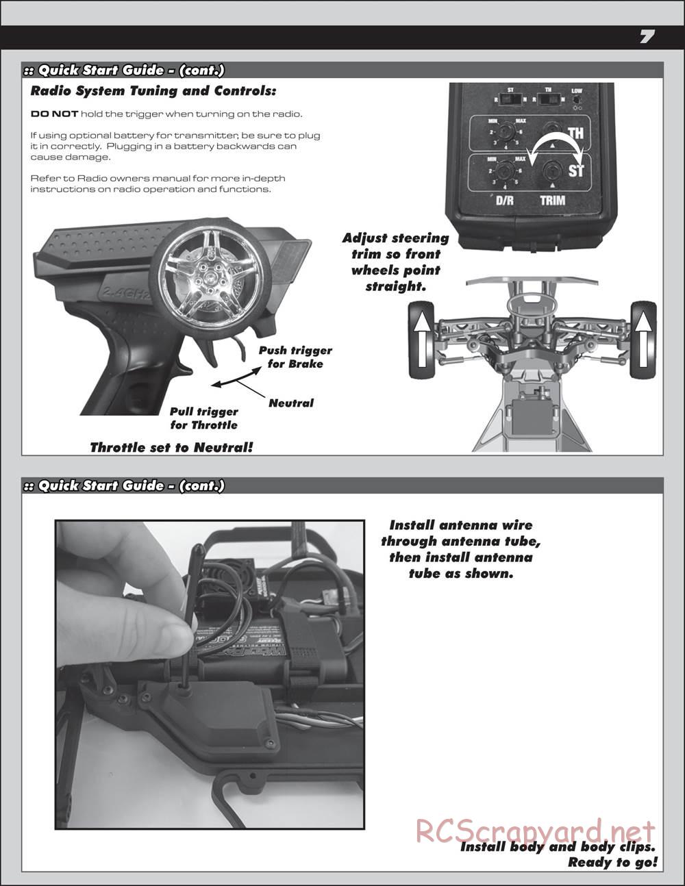 Team Associated - DR10 Drag Race Car - Manual - Page 7
